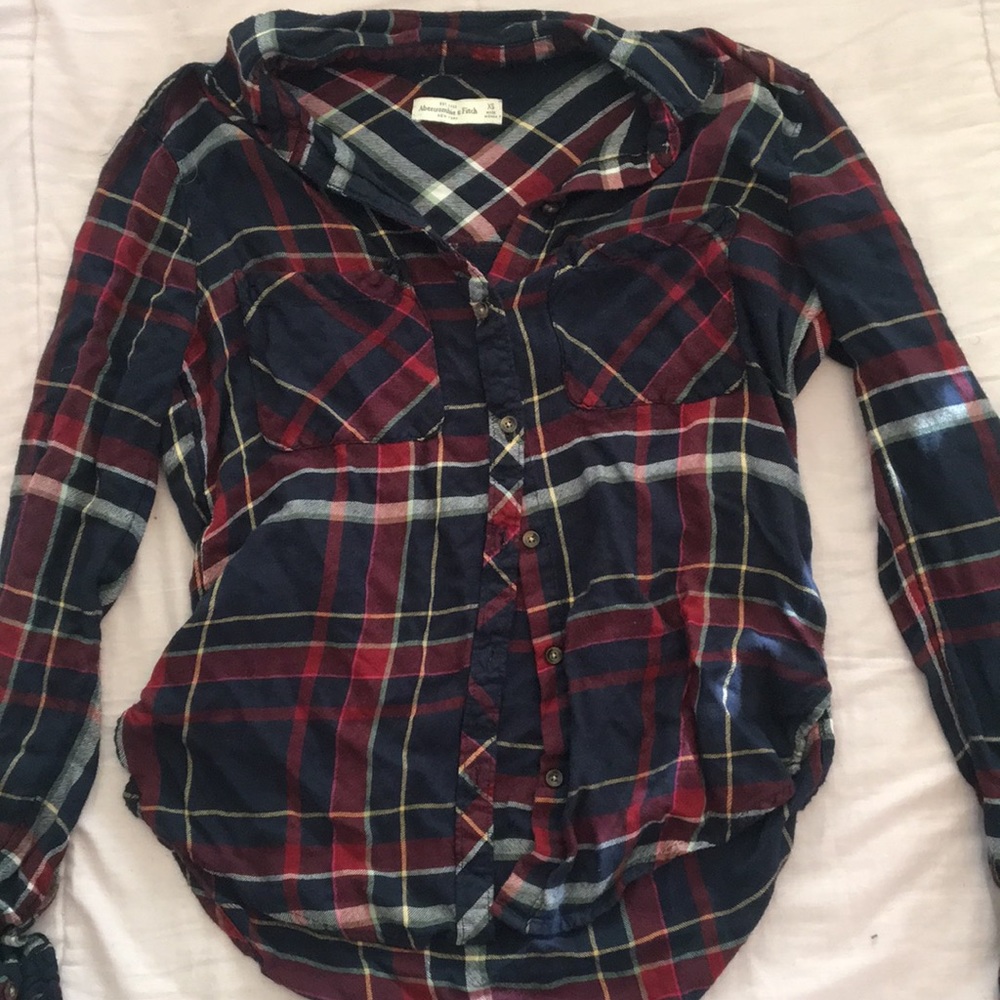 Abercrombie Button Down Flannel - image 2